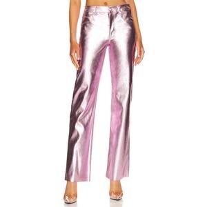 ALIX NYC Metallic Pink Jay Pants Size 4